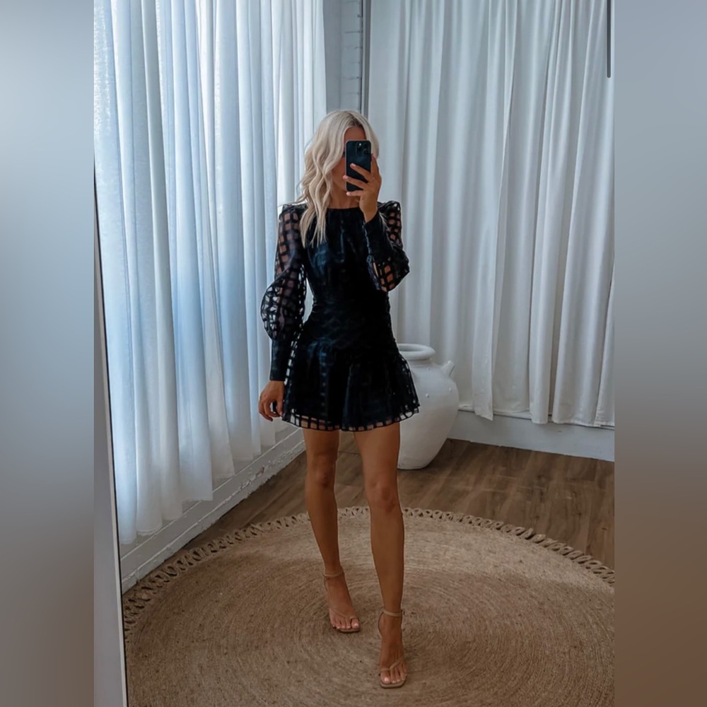 Fun black mini dress